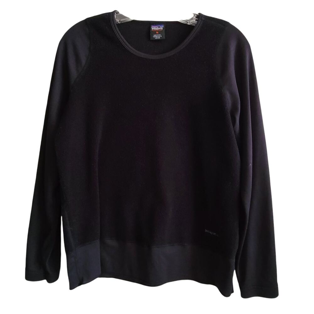 PATAGONIA Capilene Black Lightweight‎ Fleece Base Layer Women's Size Medium